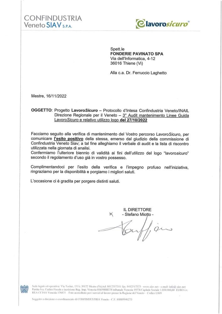 Lavoro Sicuro 2022-2024